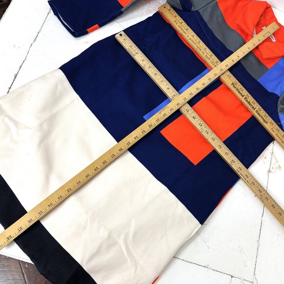 MissLook Geometric Colorblock Long Sleeve Jacket Coat - Picture 10 of 16